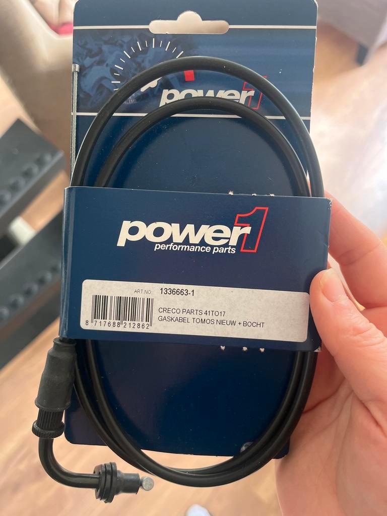Gaskabel Tomos Nieuw Power 1