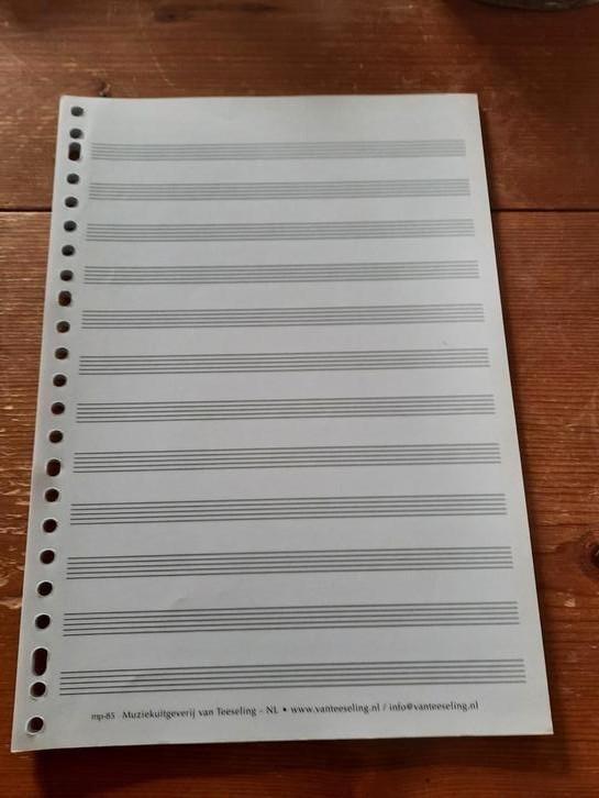 Muzieknotenpapier