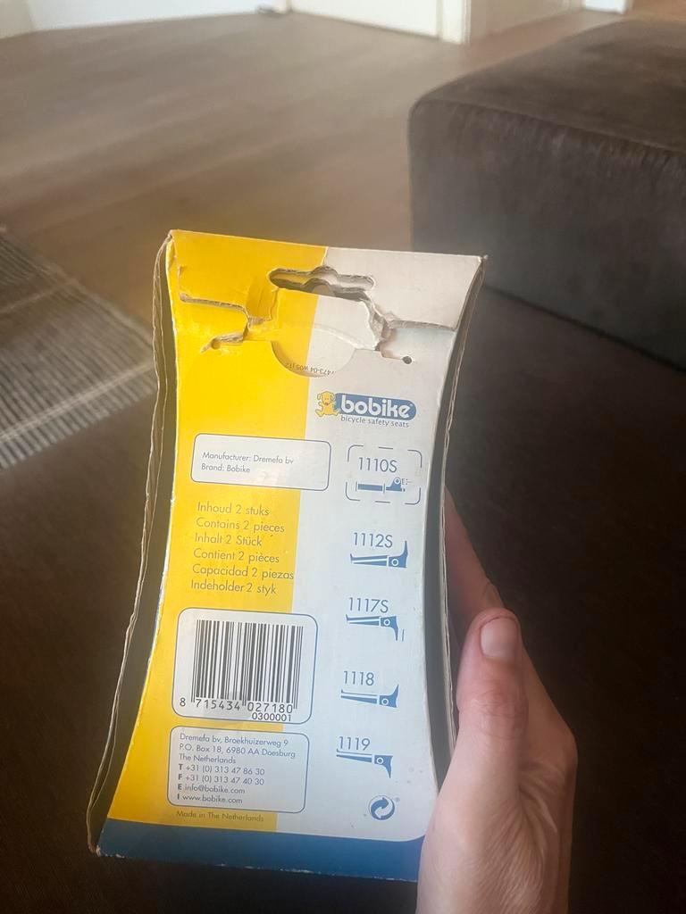 Bobike Voetrusten 1110S - Nieuw in Verpakking