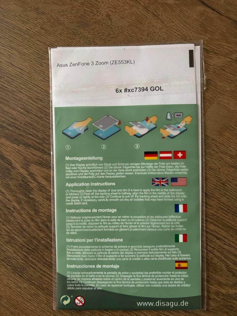 Disagu Screen Protector - Asus Zenfone 3 Zoom