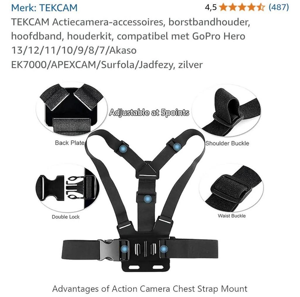 Gratis: Camera beugel hoofd/ buik