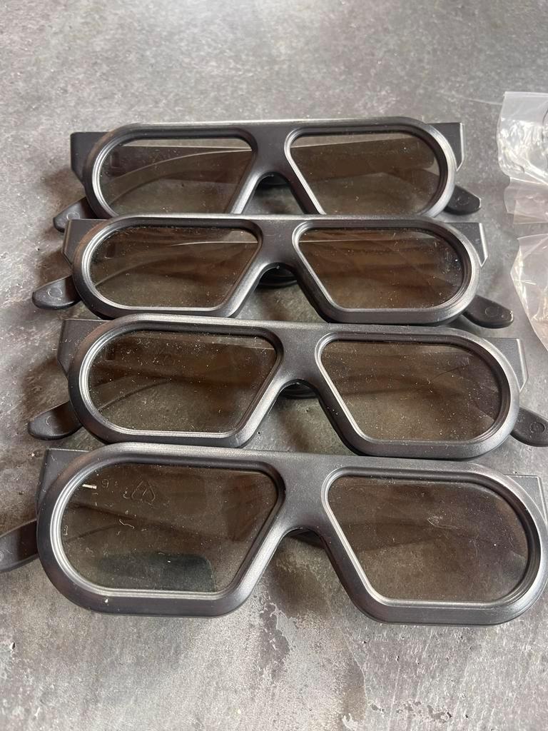 3D Brillen - Zwart en Geel