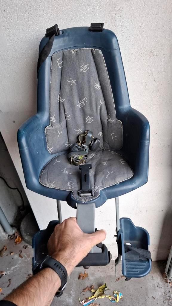 Fietszitje achter - peuterzitje