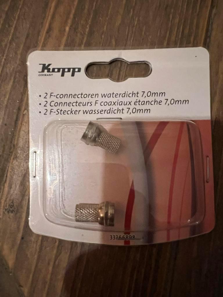 Kopp F-connectoren waterdicht 7.0mm