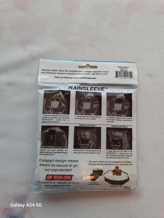 rainsleeve 18 inch regenhoes voor telelens