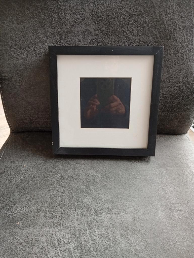 12 stuks houten fotolijsten met paspartou