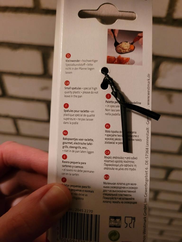 Westmark bakspaantjes zwart, 4 stuks