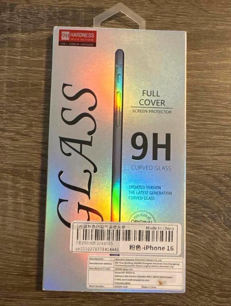 iPhone 16 Screenprotector - Nieuw