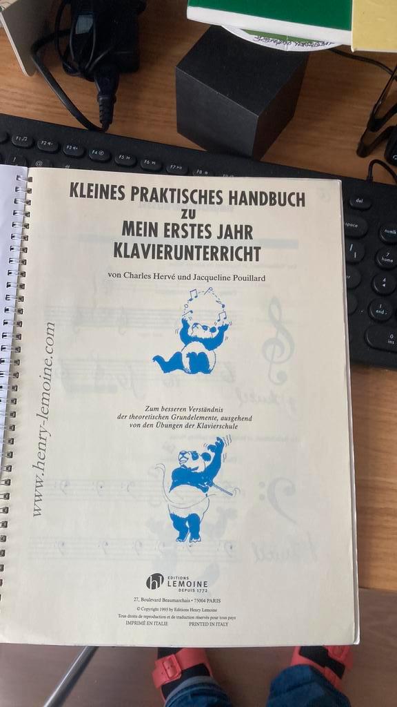 Mein ersten jahr klavier unterricht / piano