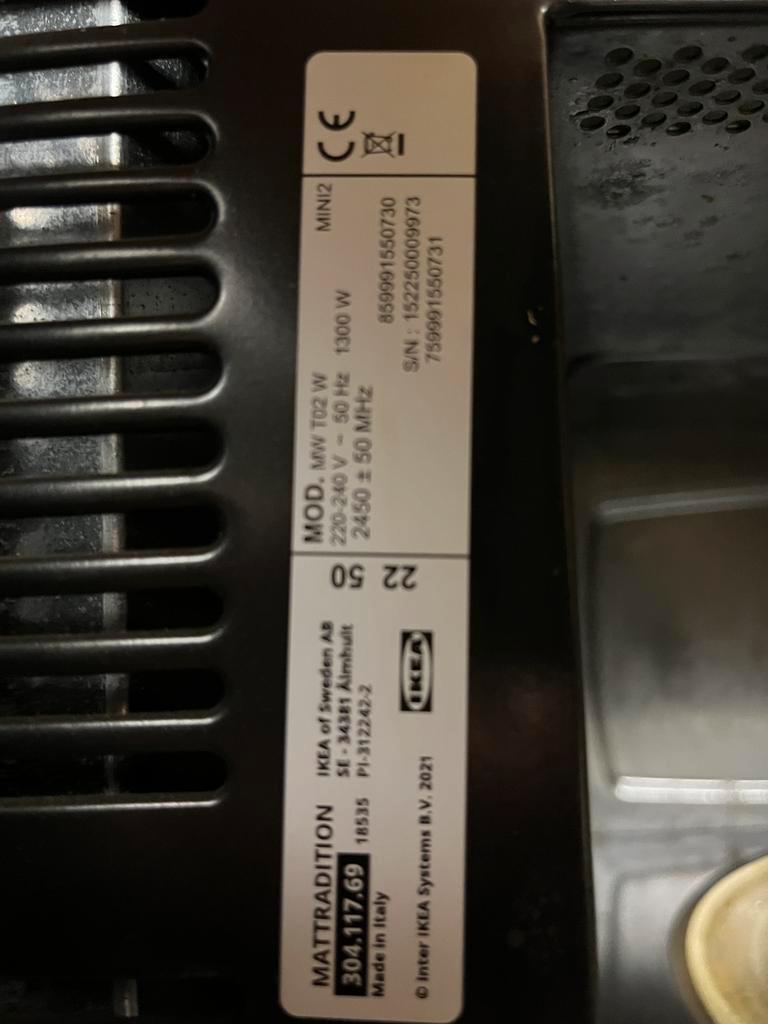 IKEA Matradition magnetron wit