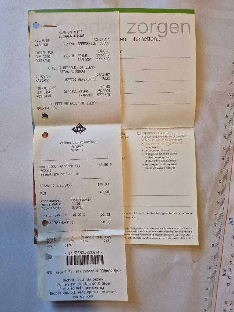 KPN draadloze telefoonset