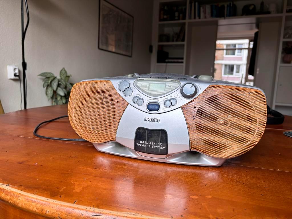 Philips AZ1008 CD Radio Cassette Recorder