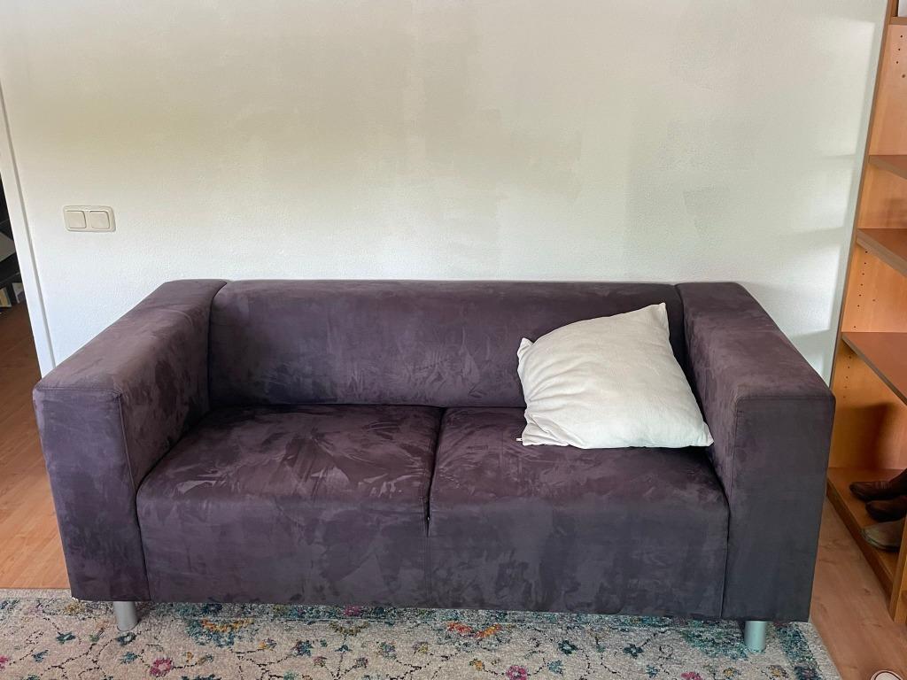 Bank tweezits paars - GRATIS OP TE HALEN