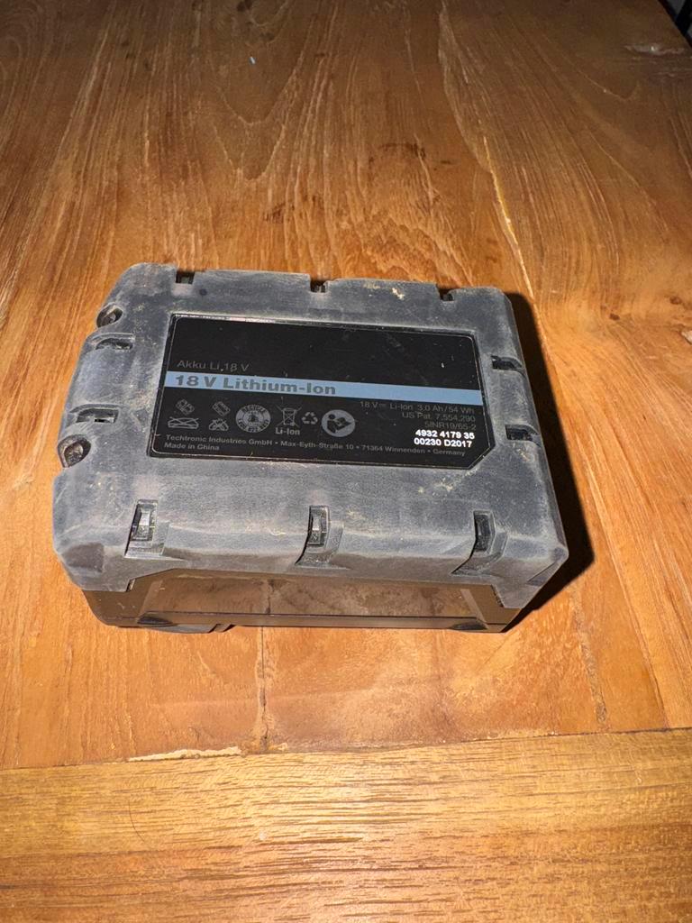 18V Lithium-Ion Accu - Gebruikt