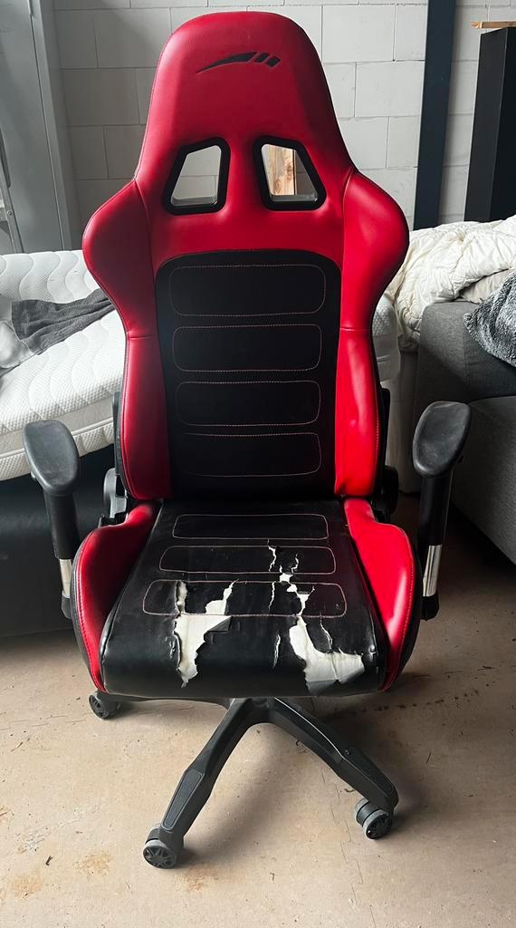 gamingstoel van Speedlink zwaart rood