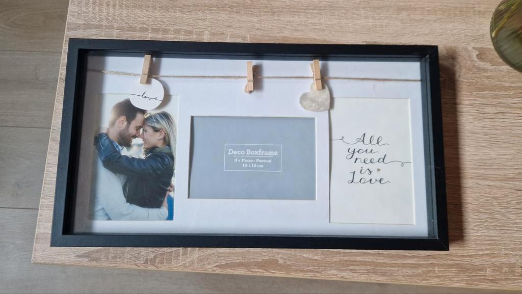 Fotolijstje Deco Boxframe - 3 foto''s