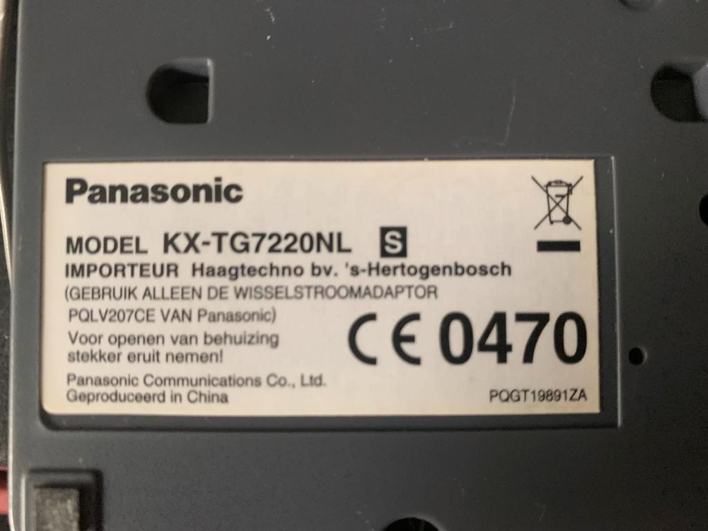 Panasonic Draadloze Huistelefoon Handset