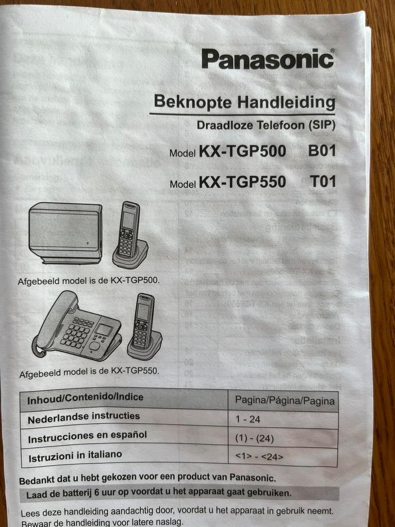 Panasonic KX-TGP500