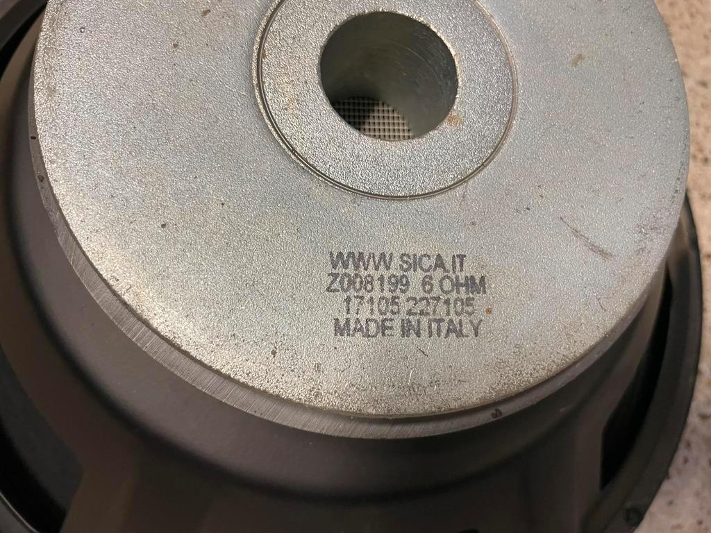 Sica 15 inch speaker