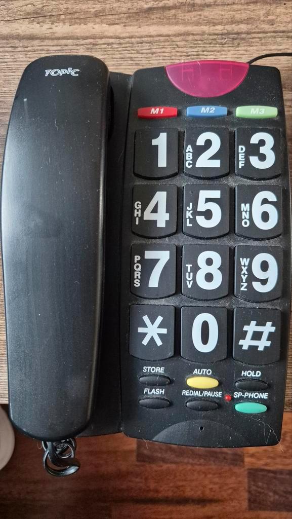 Telefoon met grote toetsen