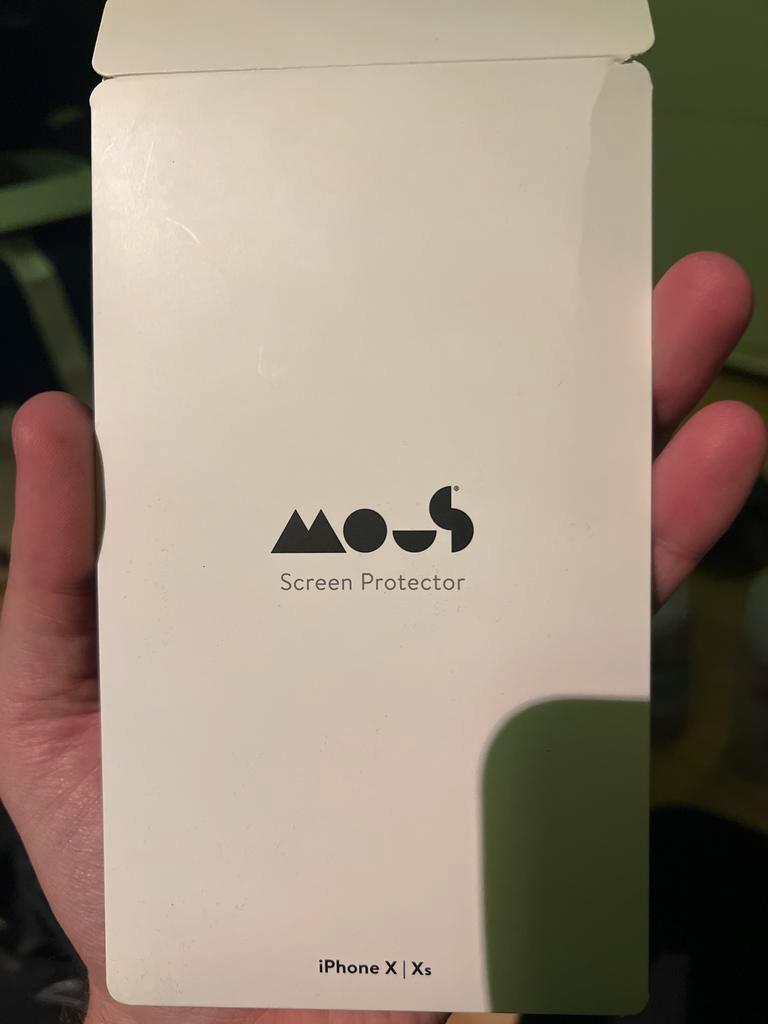 Mous Screen Protector iPhone X/Xs - Nieuw!