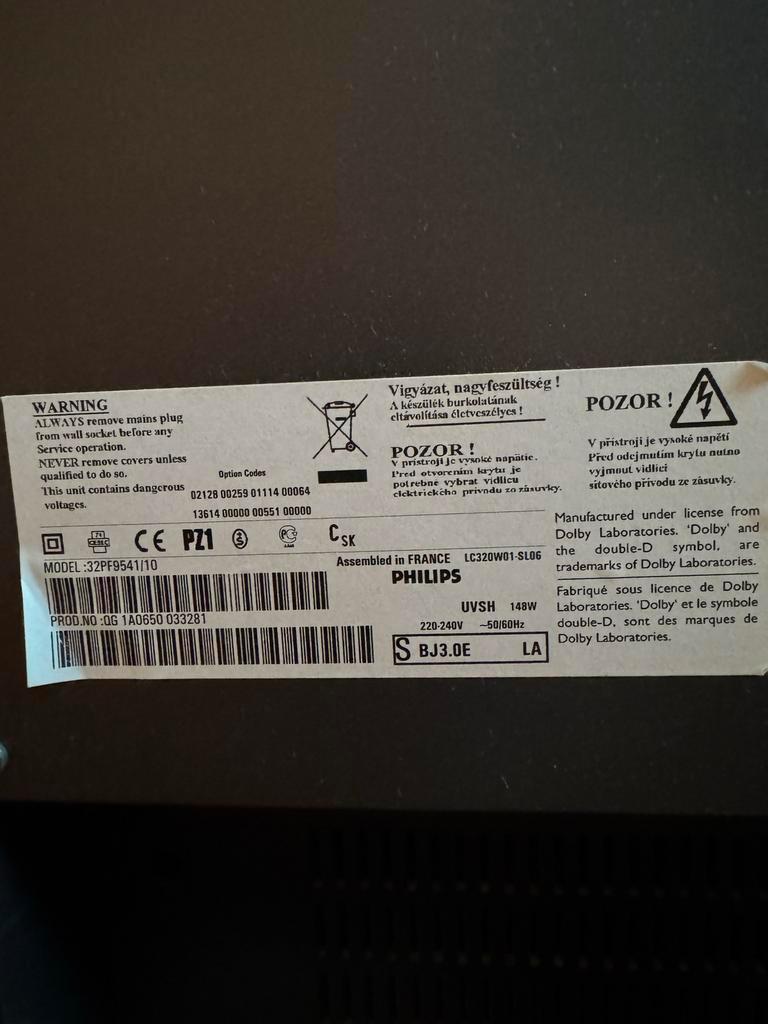 Philips 32 inch Ambilight TV