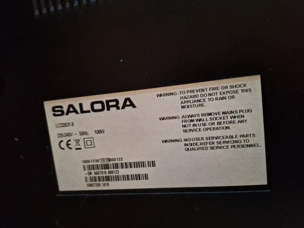 Salora 26 inch tv type LCD2631-II  50 Hz