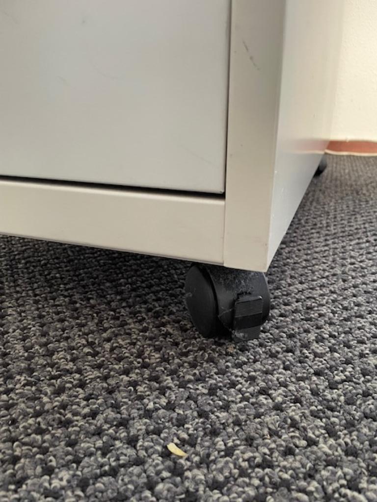 Ladenblok (3 laden) op wieltjes