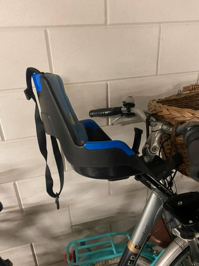 Fietsstoeltje voor inclusief fietsbeugel