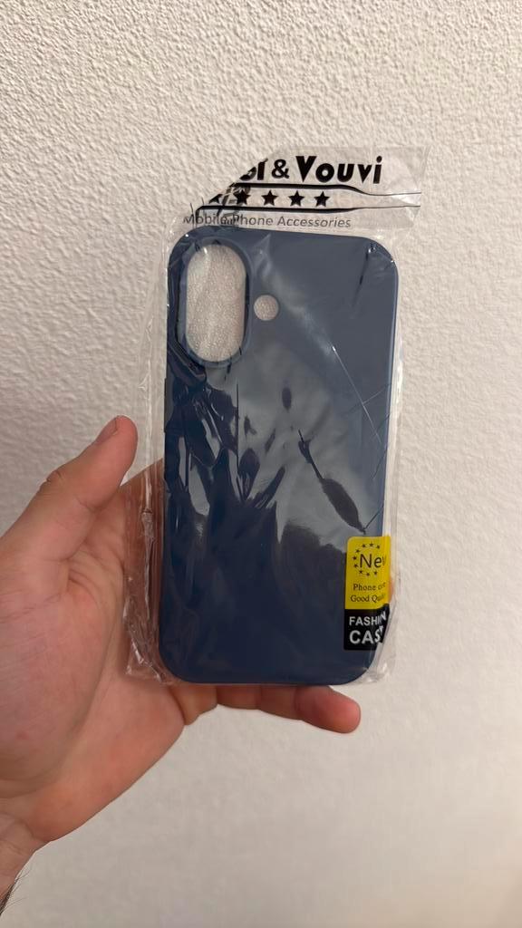 iPhone 16 hoes diep blauw