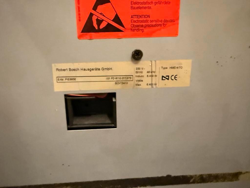 Gratis Bosch inductiekookplaat – defect / voor de klusser