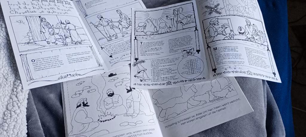 Boekjes Kerst Christelijk verhaal+puzzels