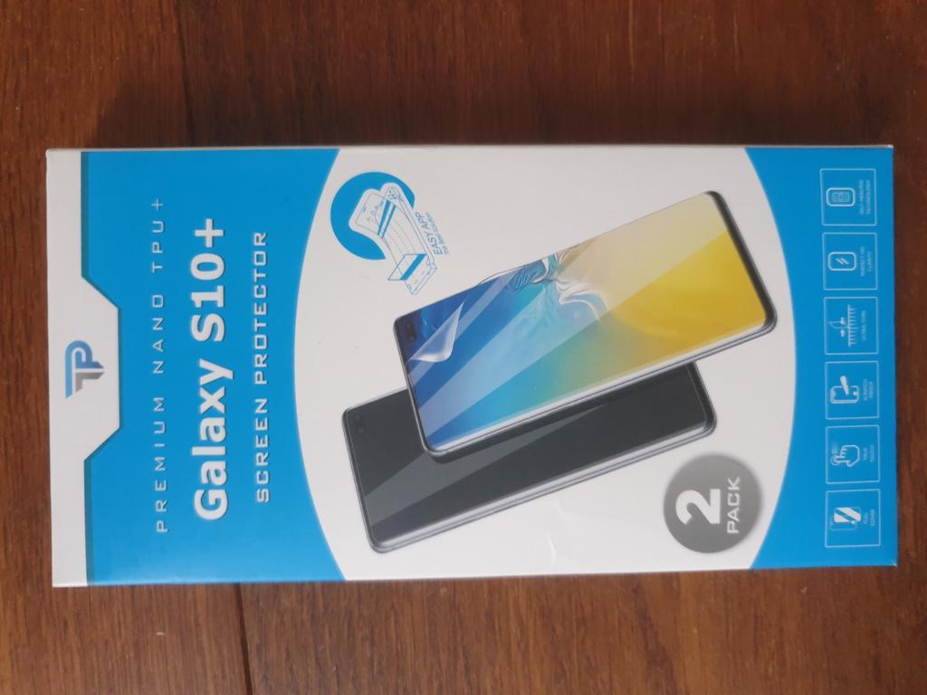 Nieuwe Galaxy S10+ Screen Protector - 2 Pack
