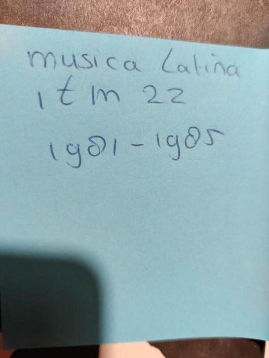 Musica Latina - Latin en Salsa blad 1981 - 1984