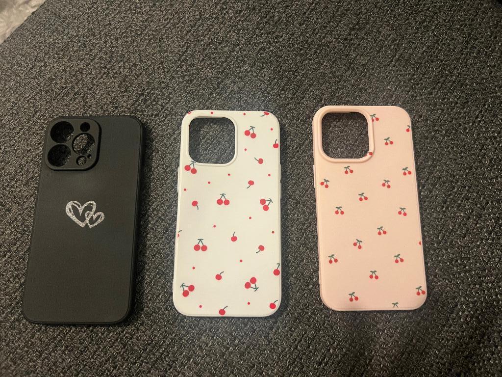 3x iPhone 13 pro telefoonhoesjes