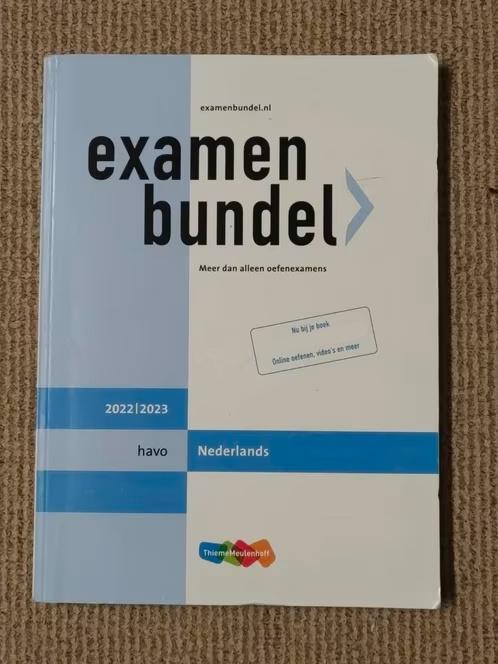 Examenbundel Nederlands havo 2022/2023