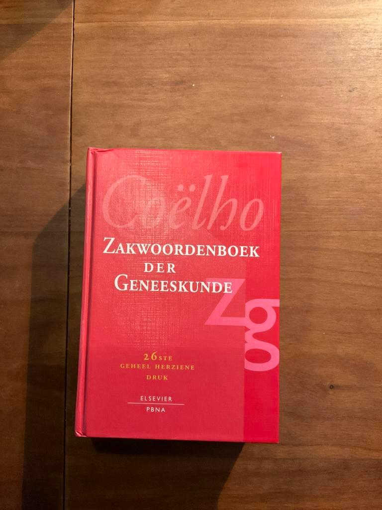 Zakwoordenboek der geneeskunde