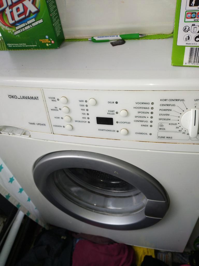 Kapotte Wasmachine