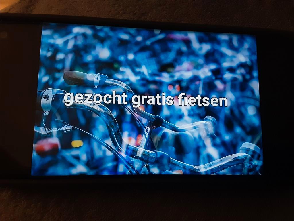 Gevraagd Gratis fietsen