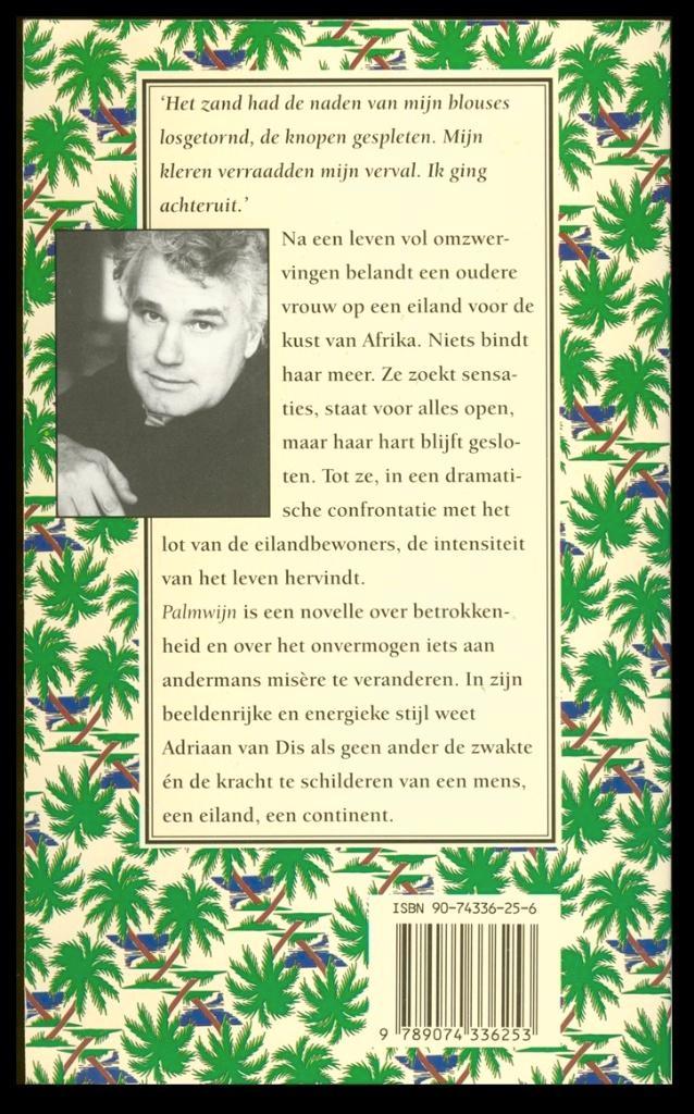 Adriaan van Dis Palmwijn 1996 Boek Nr.24 jdu