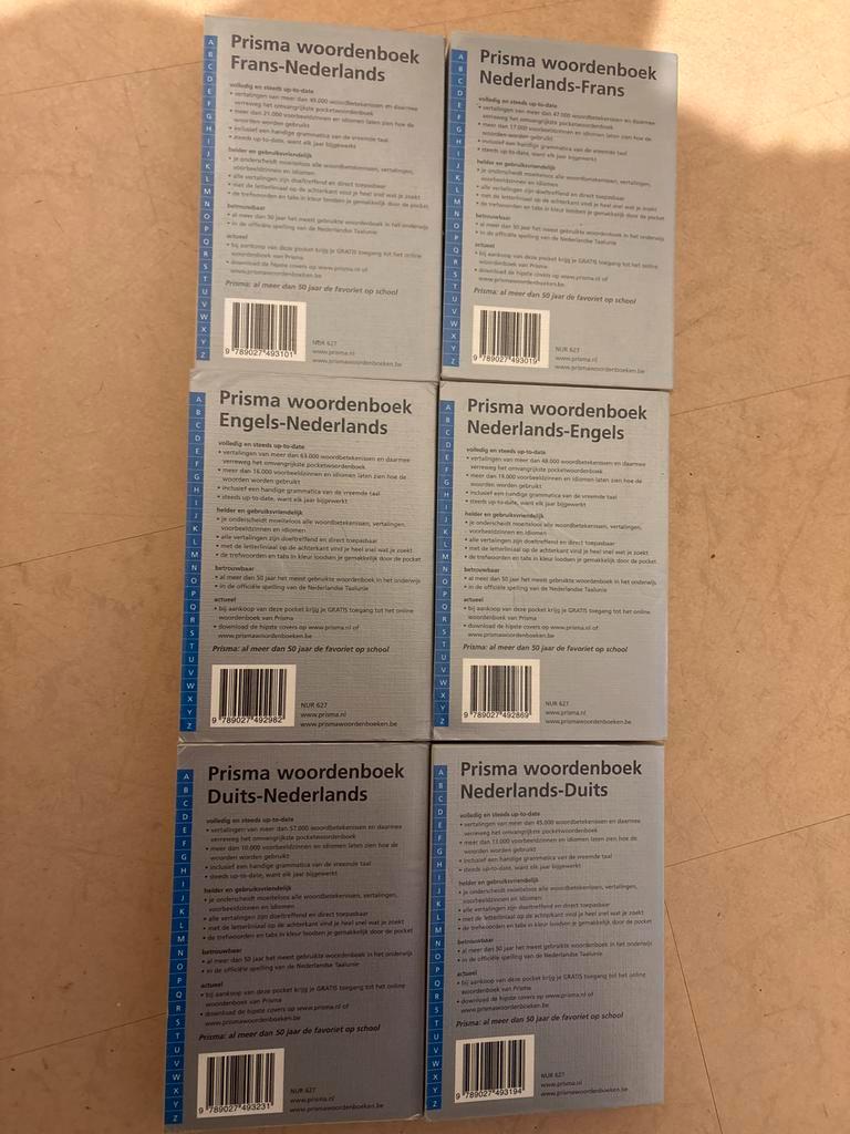 Woordenboeken te koop