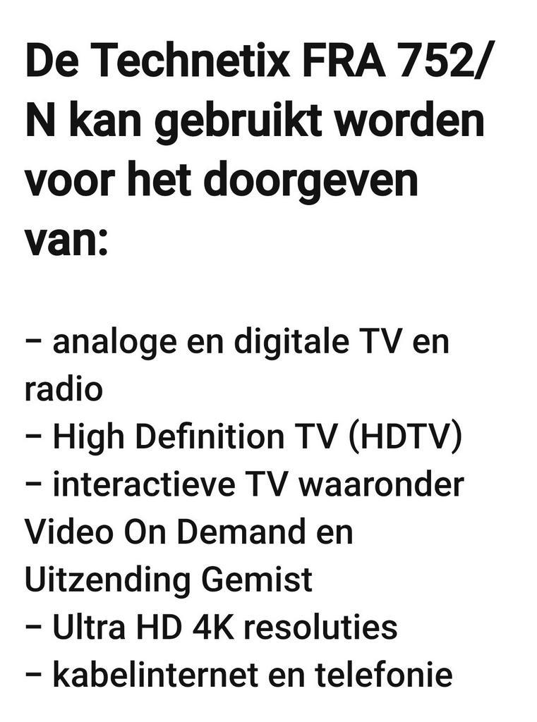 Tratec FRA-752/N Breedband Versterker