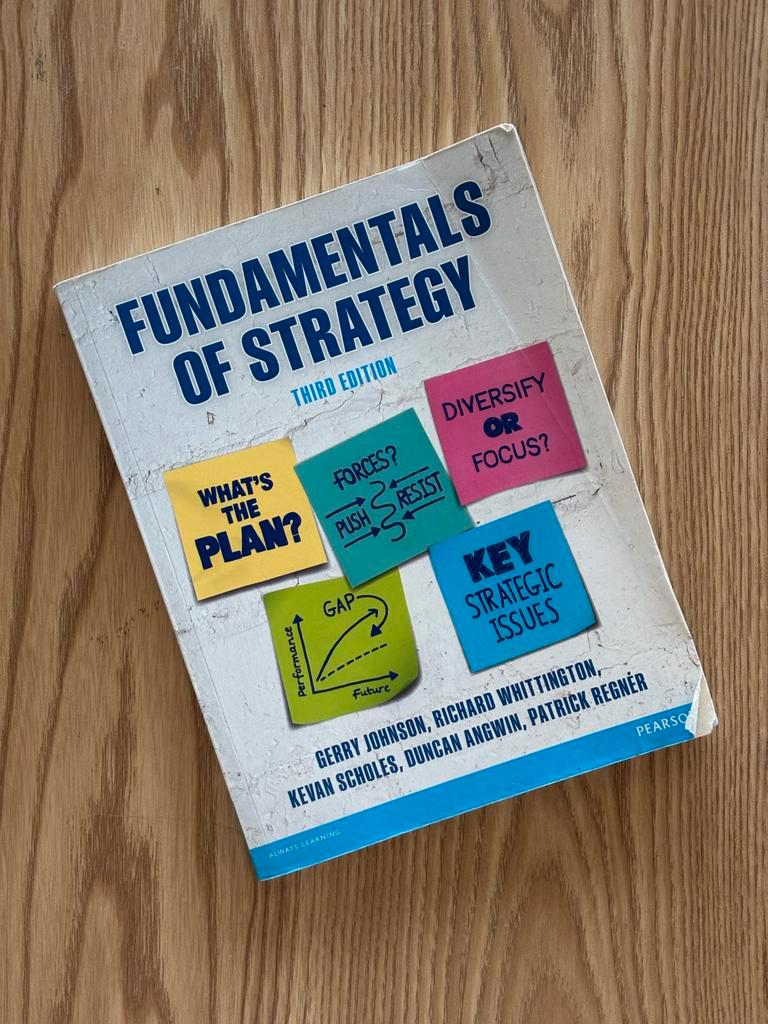 Fundamentals of Strategy 3rd edition boek