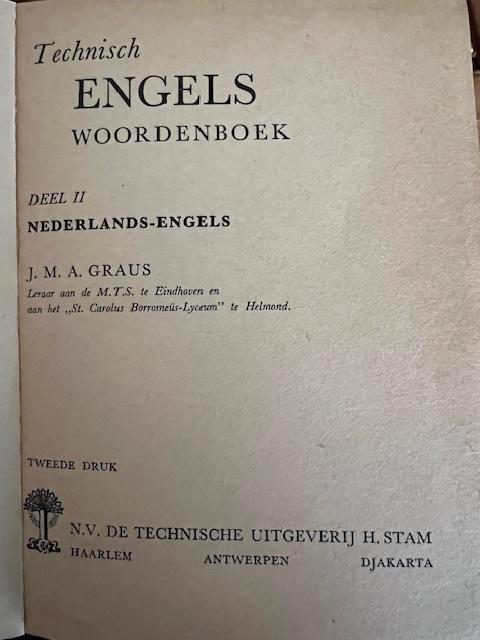 Technisch Engels Woordenboek N-E 1955
