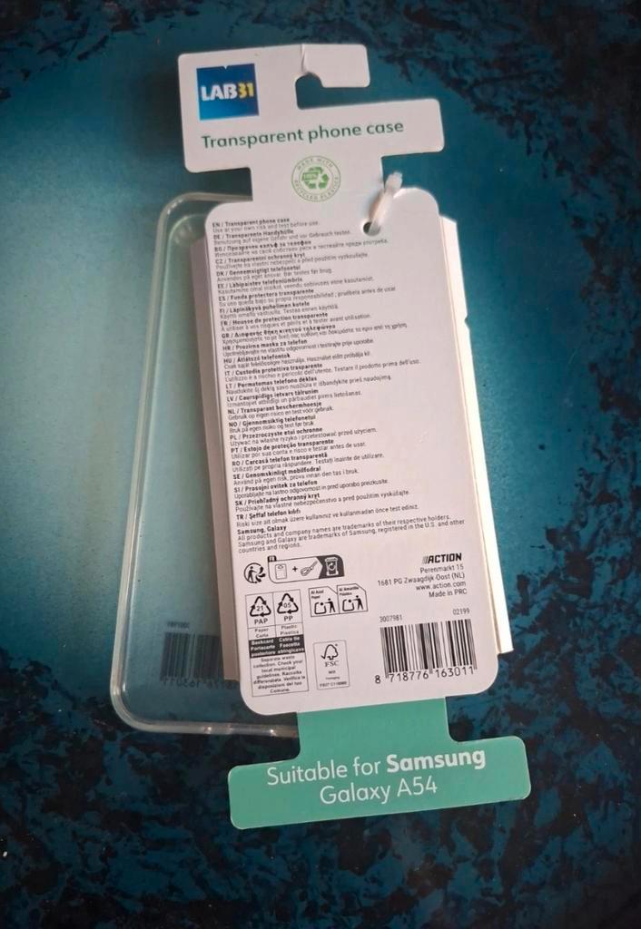 Samsung Galaxy A54 Transparant Hoesje