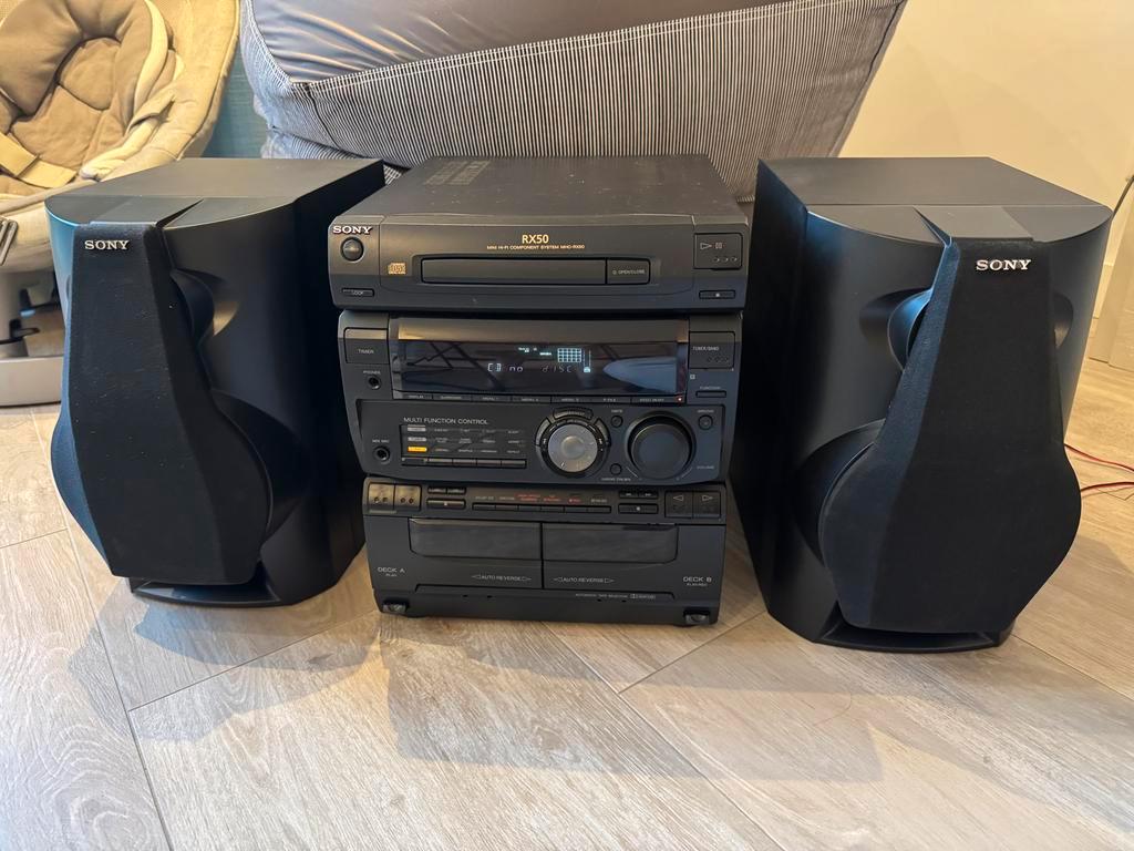 Sony MHC-RX50 Miniset zonder Speakers - met defecten -gratis