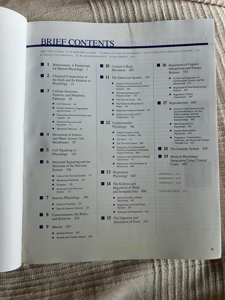 Vander’s Human Physiology 16th edition