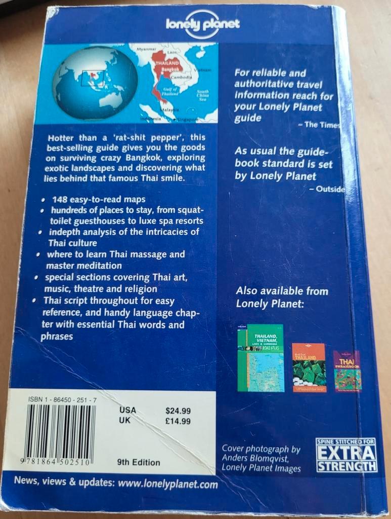Thailand siam lonely planet 9th edition bangkok chiang mai