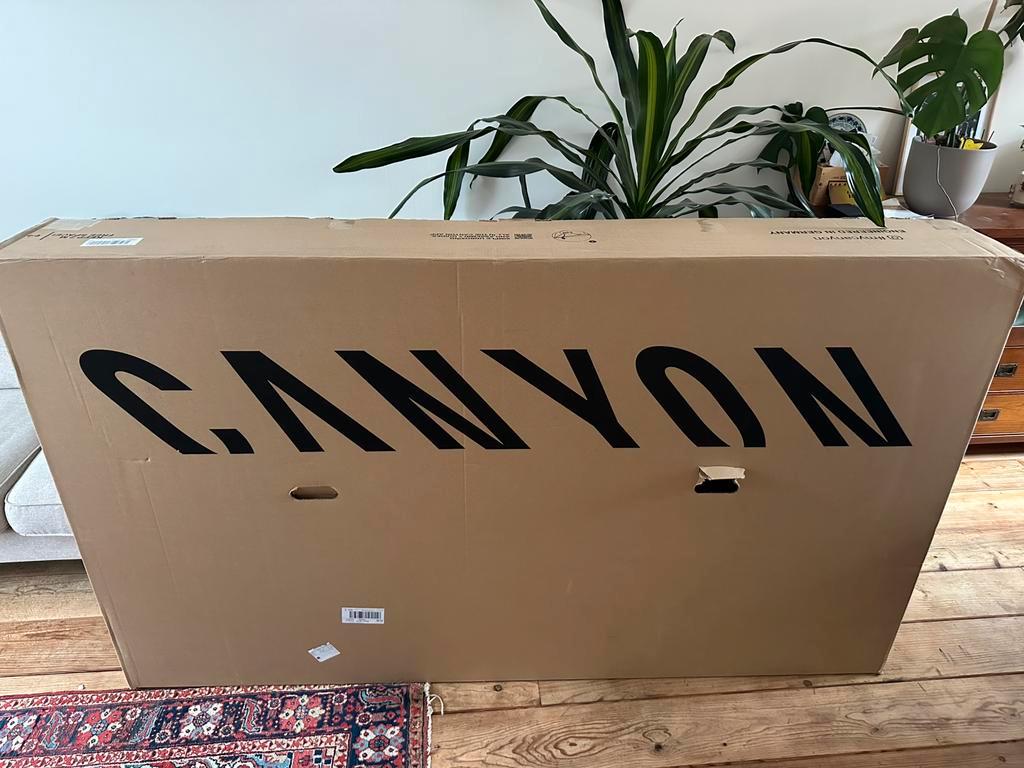 Fietsdoos (Bikeguard, doos van Canyon fiets)