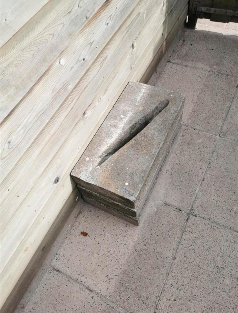 Gratis 1 stenen fietsenrek